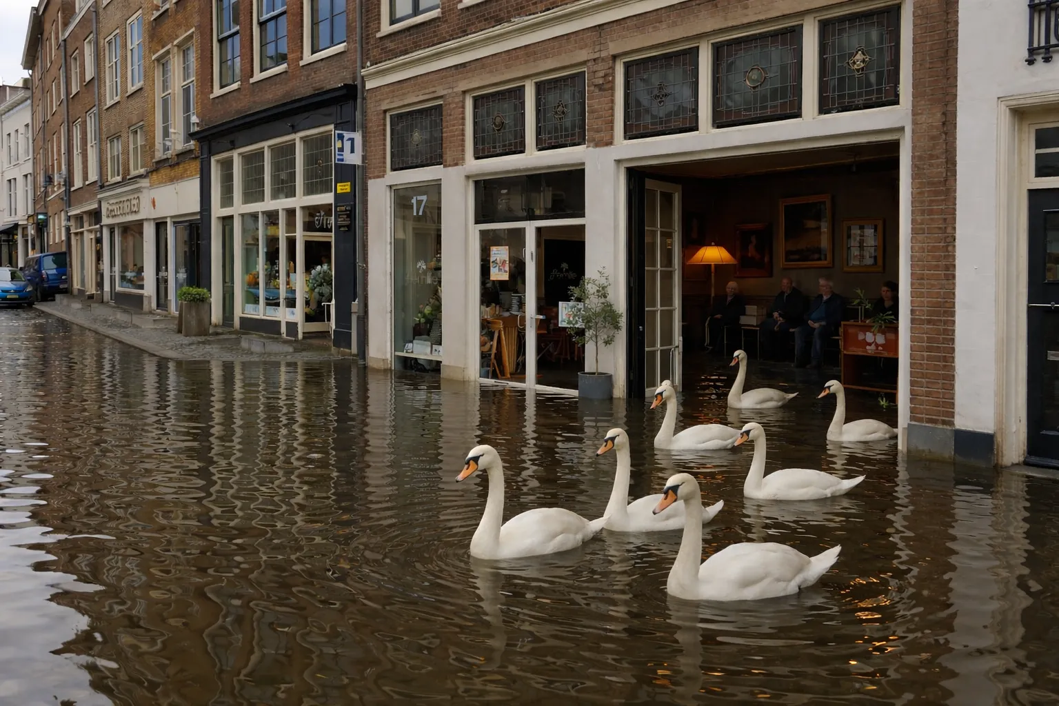 Tijdelijke Hoogwaterwinkel opent in Waterstraat in Zaltbommel