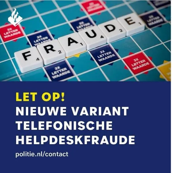 Helpdeskfraude (© Politie digitaal Zeewolde)