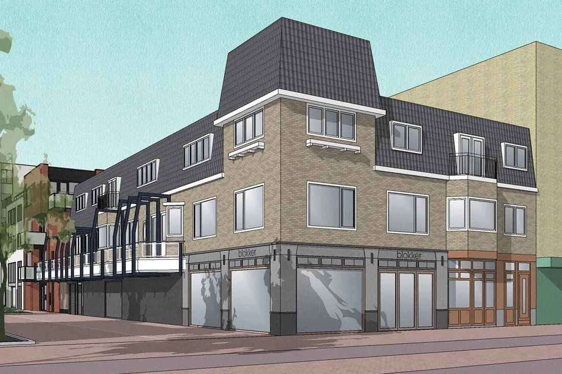 ontwerp voorgevel winkel