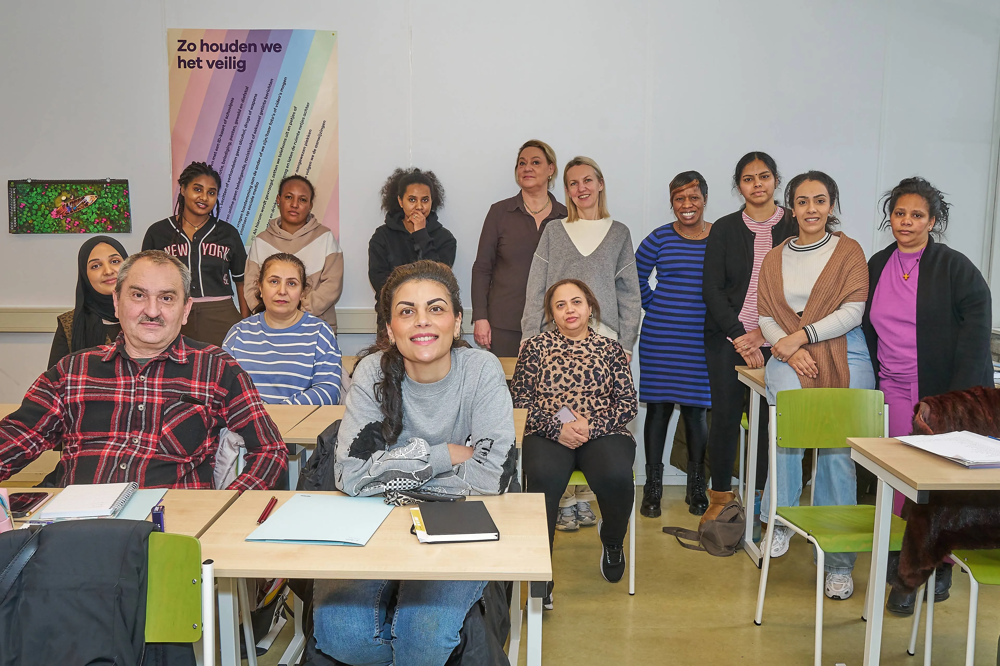 Weer in de schoolbanken - fotograaf Leon Koppenol