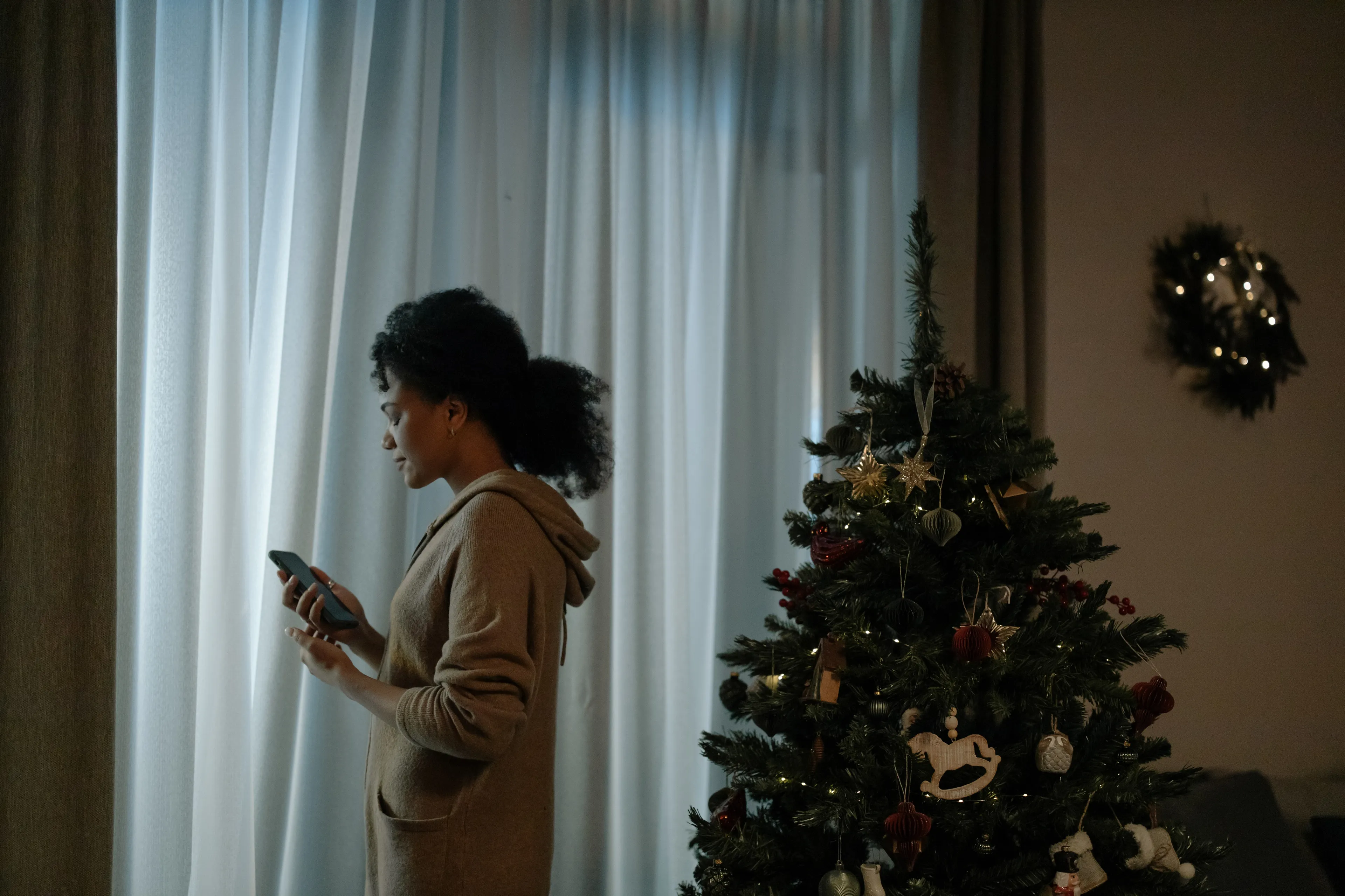 rechtenvrije afbeelding eenzame kerst 1