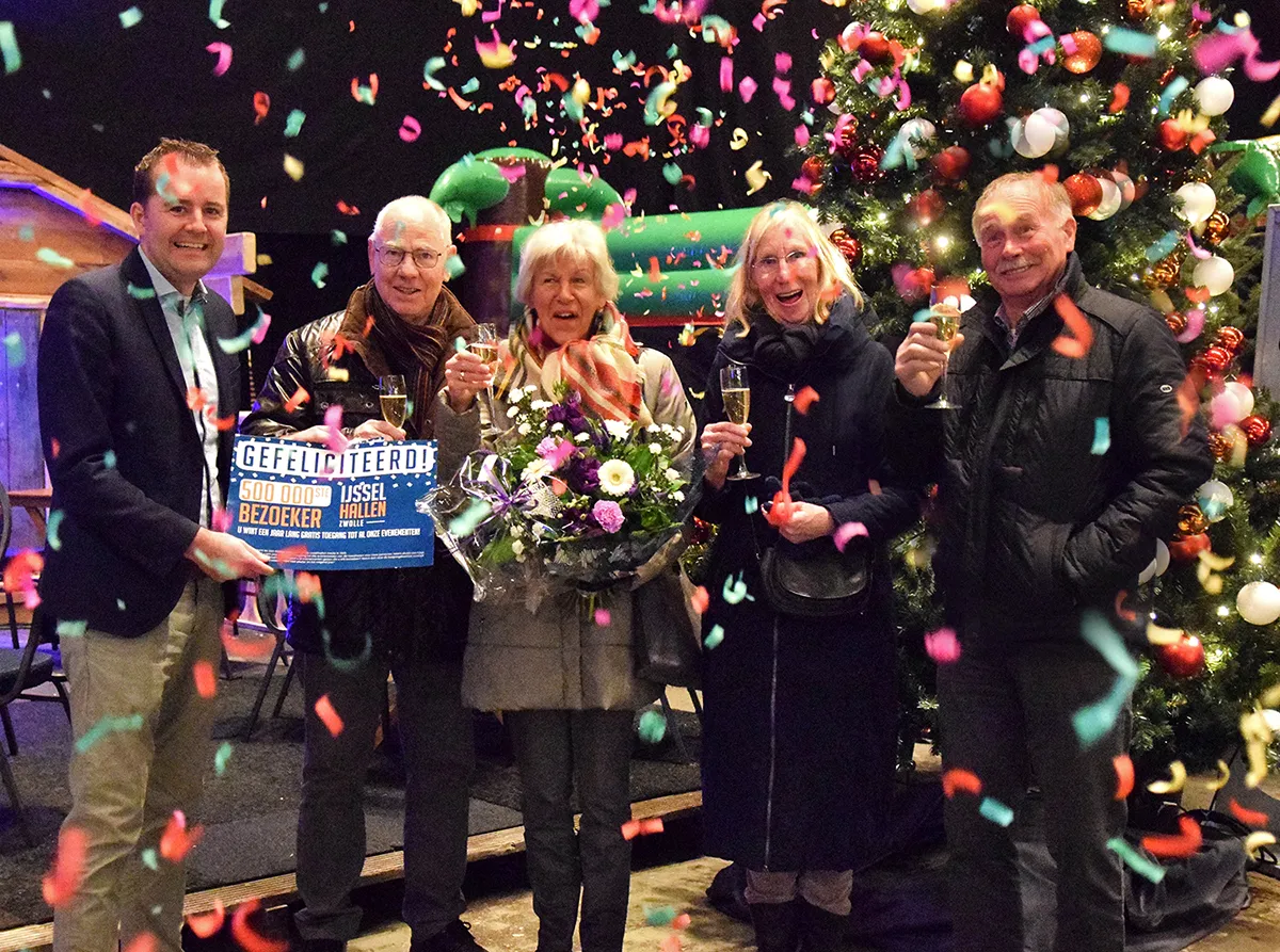 ijsselhallen zwolle 100000e bezoeker