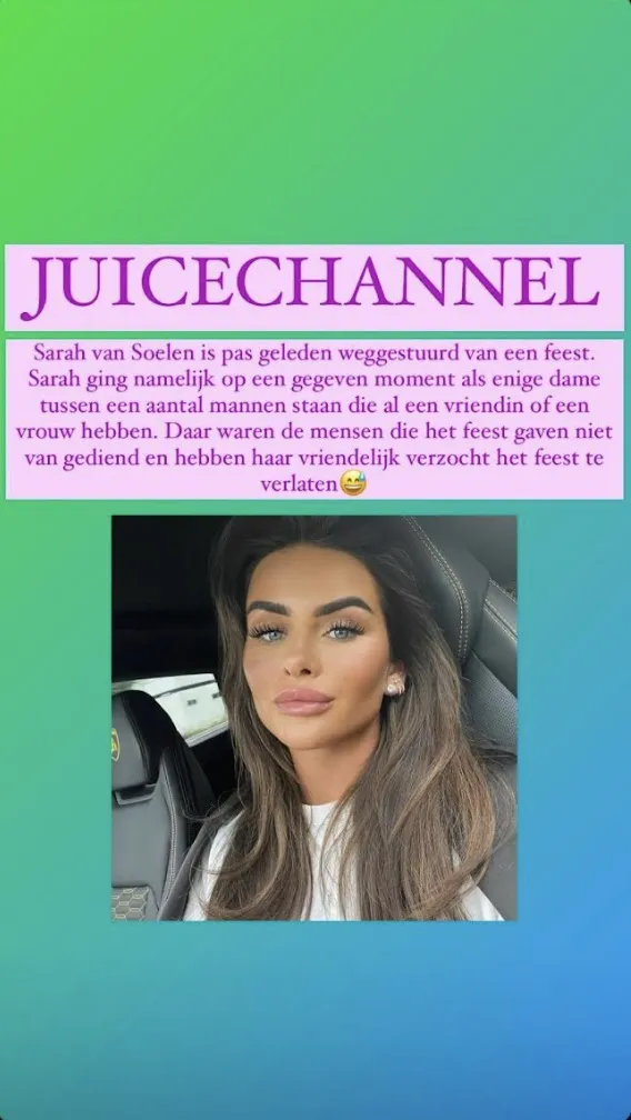 sarah van soelen juicechannel