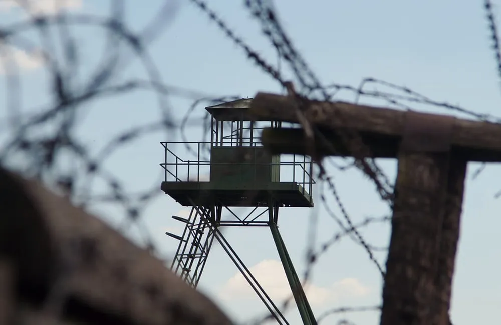 iron curtain barbed wire wire sky guard tower 3291542 max pixel
