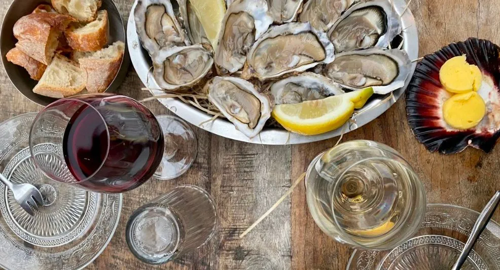 oesters wijn