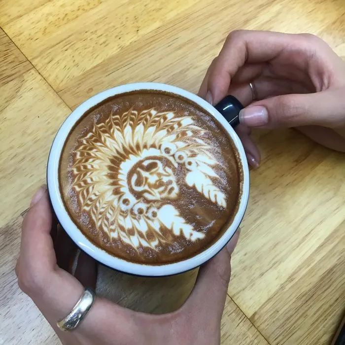 artistic barista from korea who draws art on coffee 5912bec24bbc4 700
