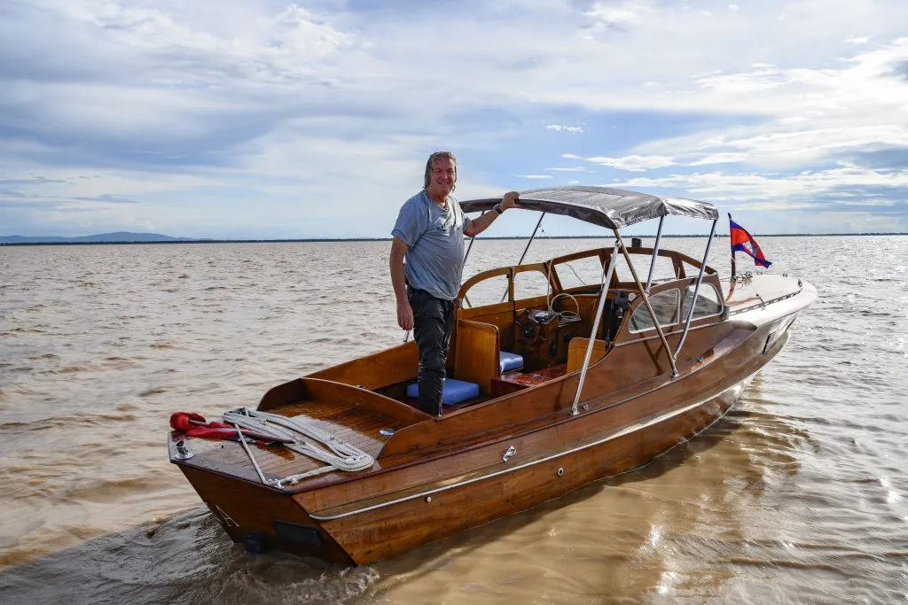 james may in his canal boat 1024x683
