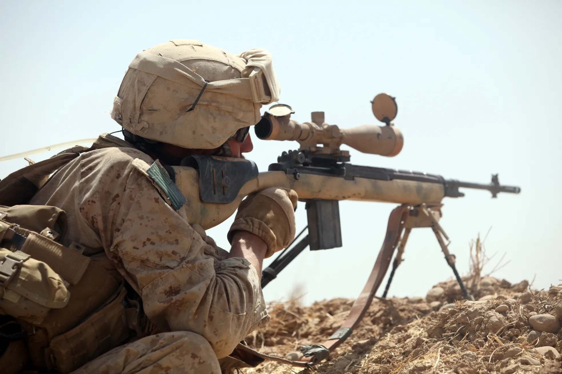 us sniper during a firefight in northern trek nawa afghanistan