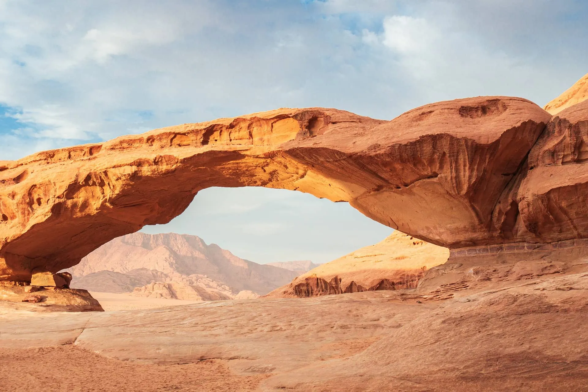 wadi rum brug jordanie