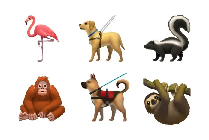 apple emoji 2019 update dieren