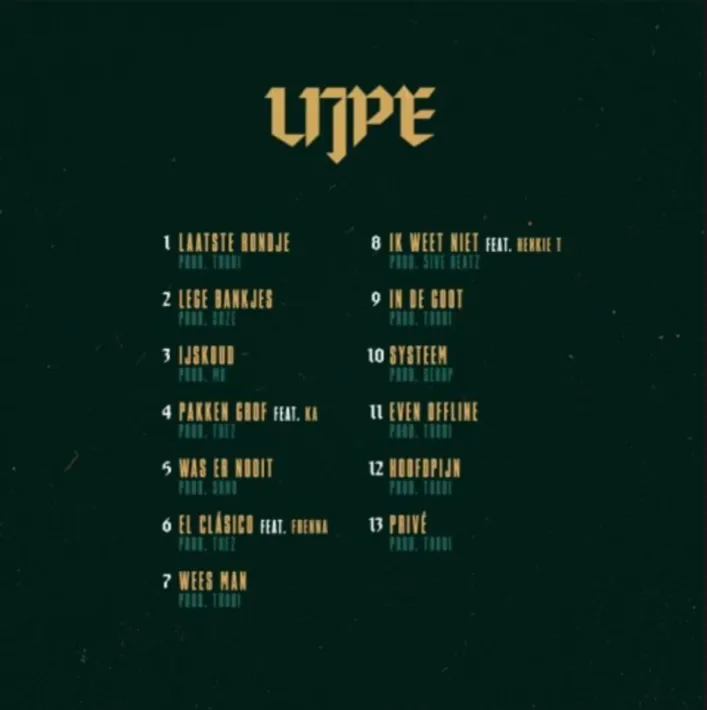 Lijpe onthult 'Lijpe' tracklist met o.a. Henkie T & KA