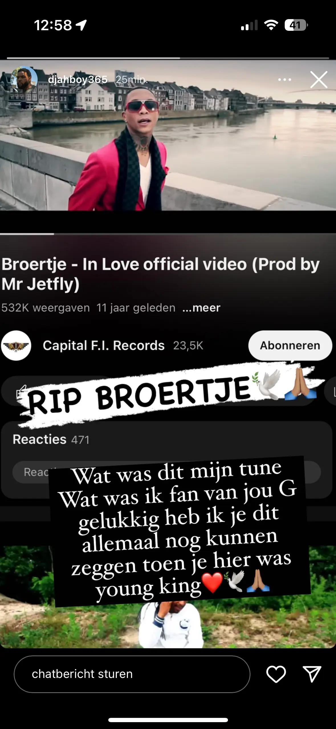 Broertje overleden, reacties op social media stromen binnen