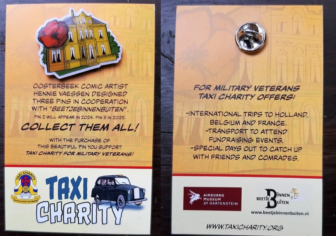 taxi charity pin