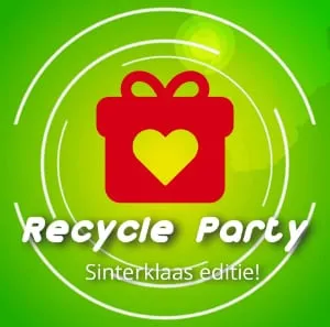 recycle party sinterklaas