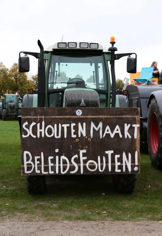 Boze boeren voeren al langer actie tegen het landbouwbeleid van Carola Schouten. Foto: Nancy Beijersbergen / Shutterstock
