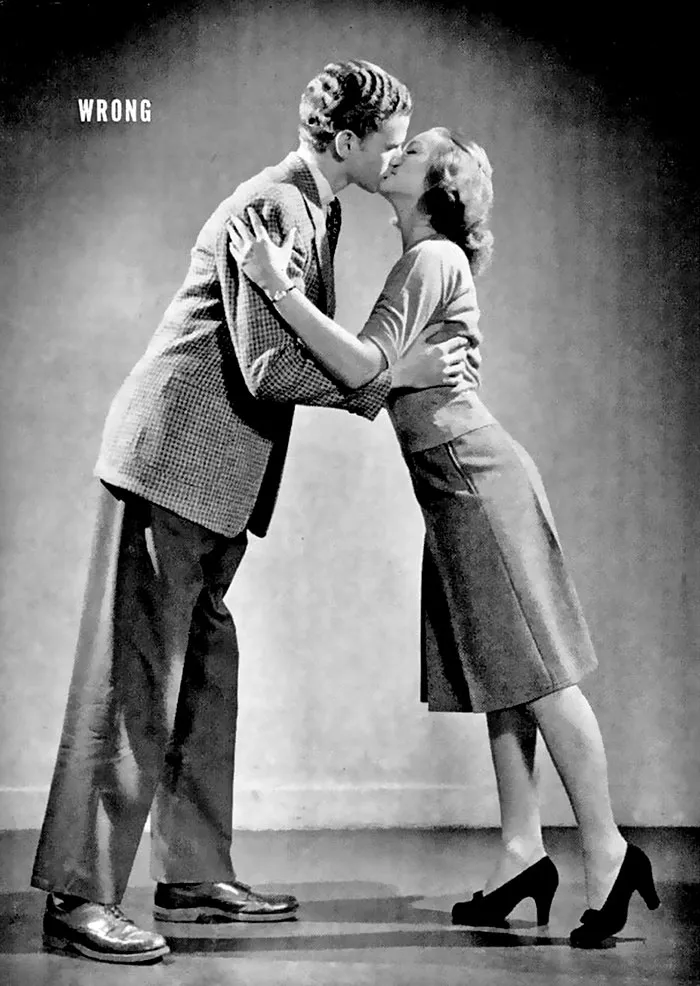 40s how to kiss guide life magazine 4