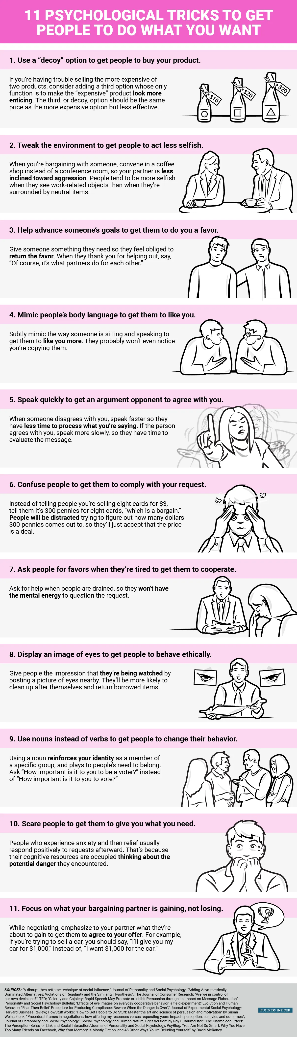 bi graphics 11 psychological tricks to get people to do what you want