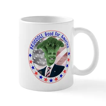broccoli obama mug