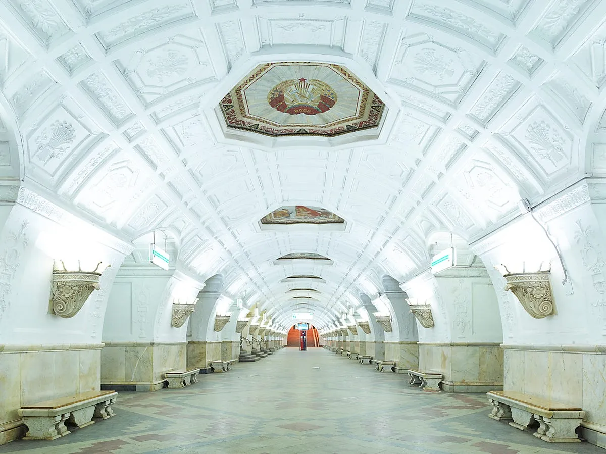 currently there are around 200 metro stations spread out across 12 lines in moscow burdeny picked 30 that he felt were the most visually interesting or historically significant