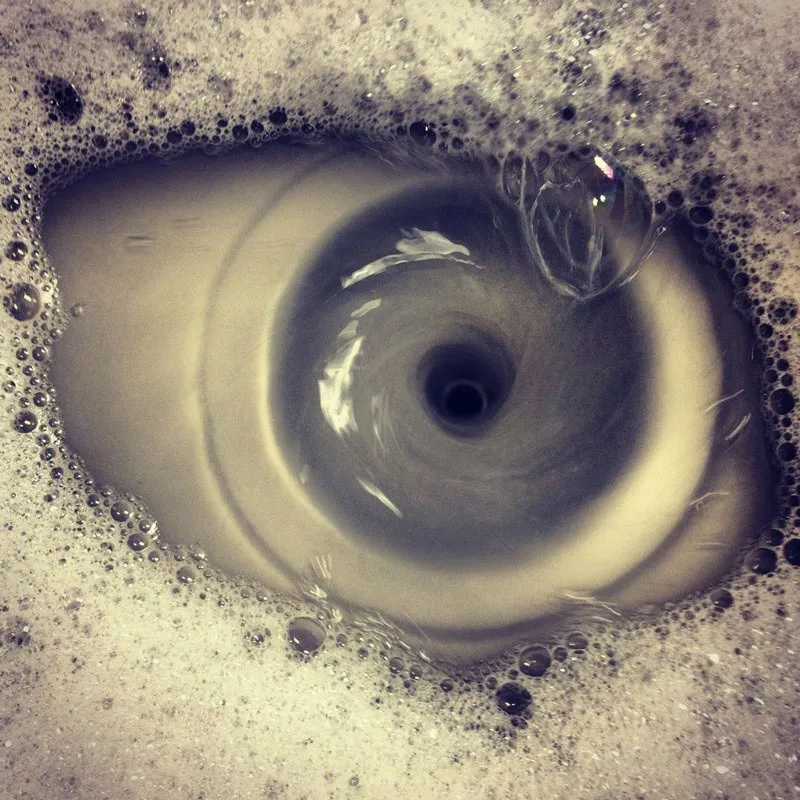 eye of the drain sink