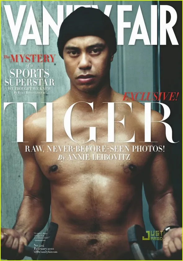 most controversial vanity fair february 2010 tiger woods