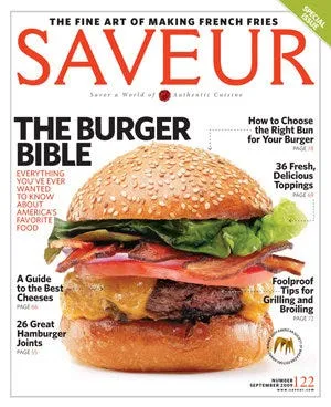 most delicious saveur augustseptember 2009 the burger bible