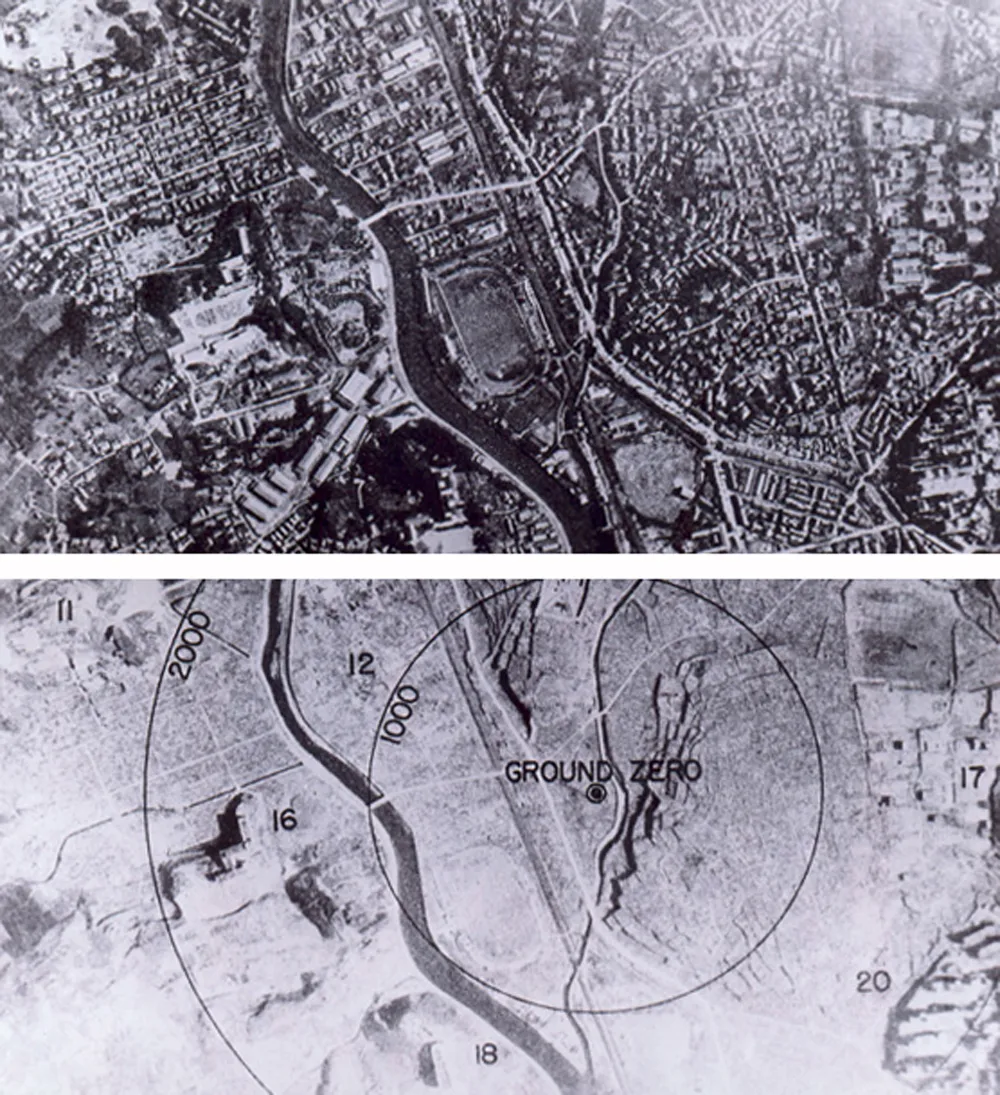 nagasaki 1945 before and after 28adjusted29