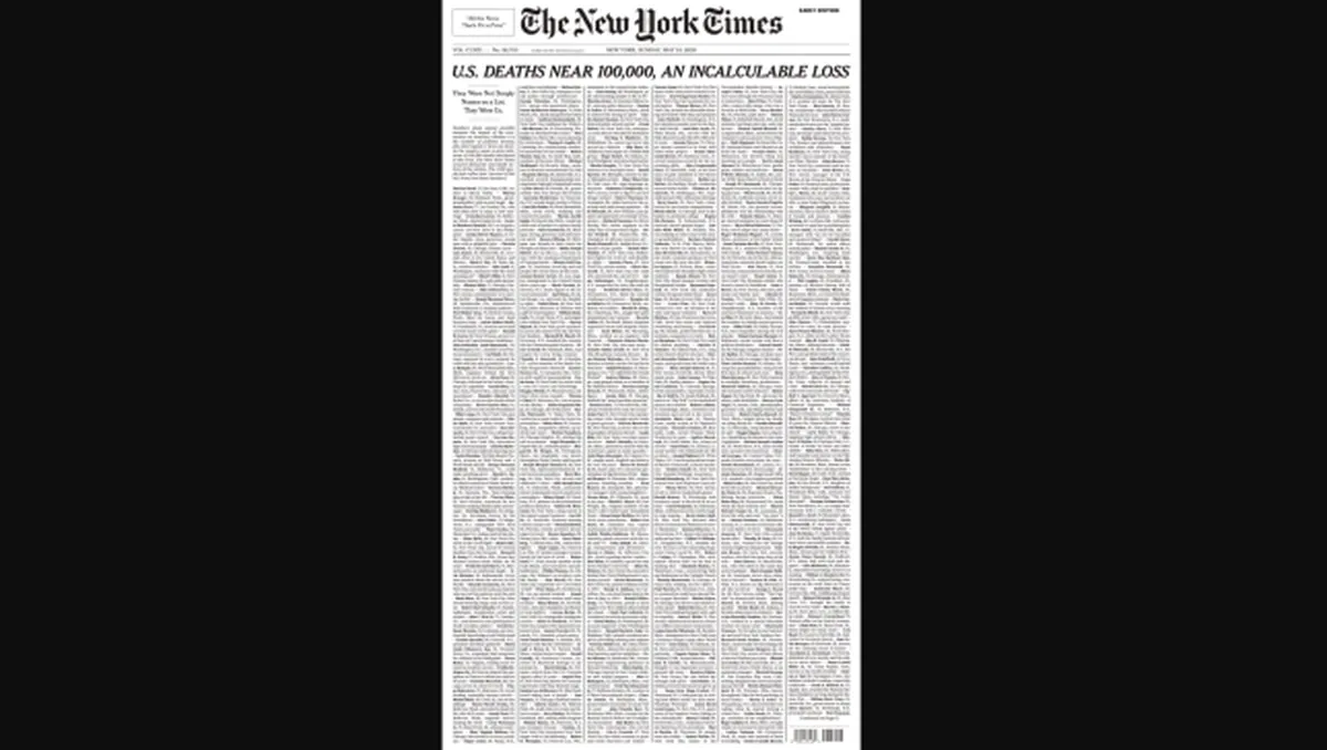 new york times frontpage