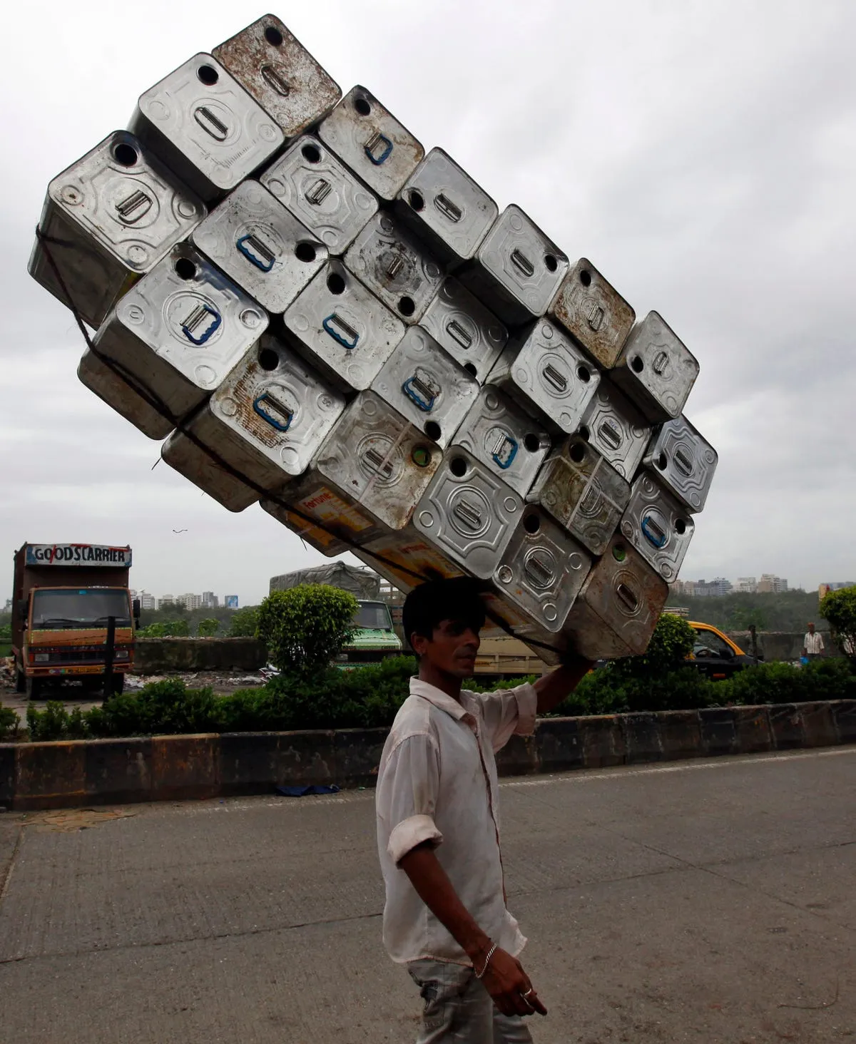this man in india is headed for the recycling center
