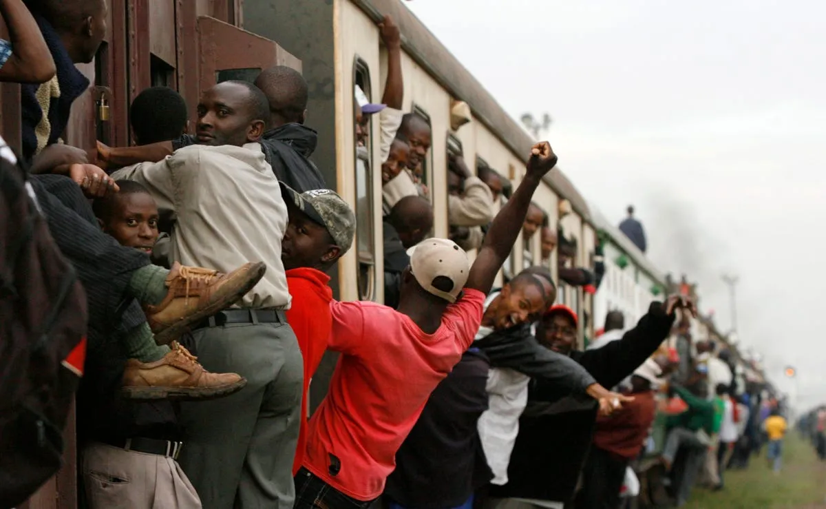 train travel got less pleasant in kenya during a january 2010 strike by minibus drivers