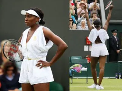 venus williams apparently confused wimbledon with a toga party 2011