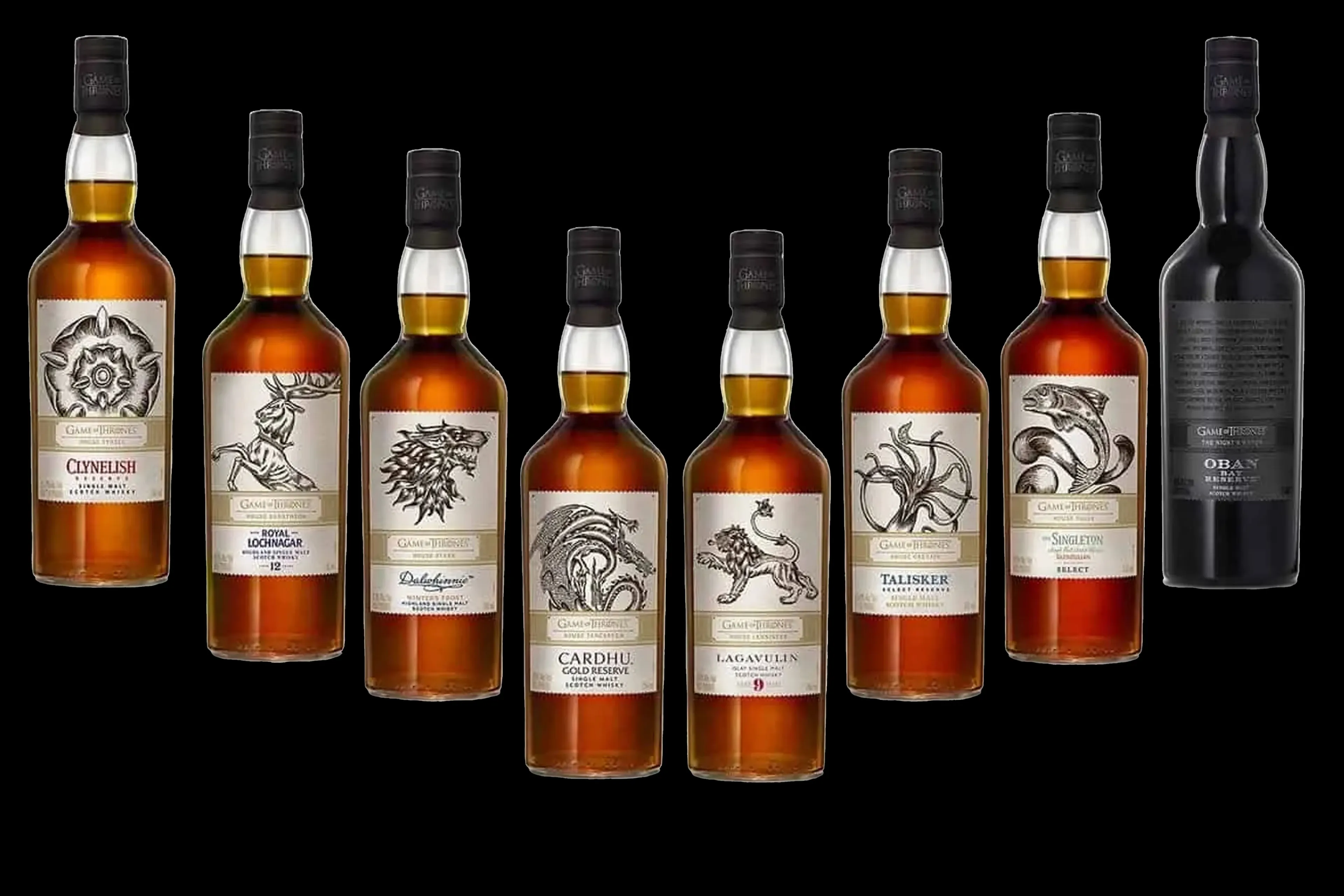 De Game of Thrones Ultimate Collection whisky's