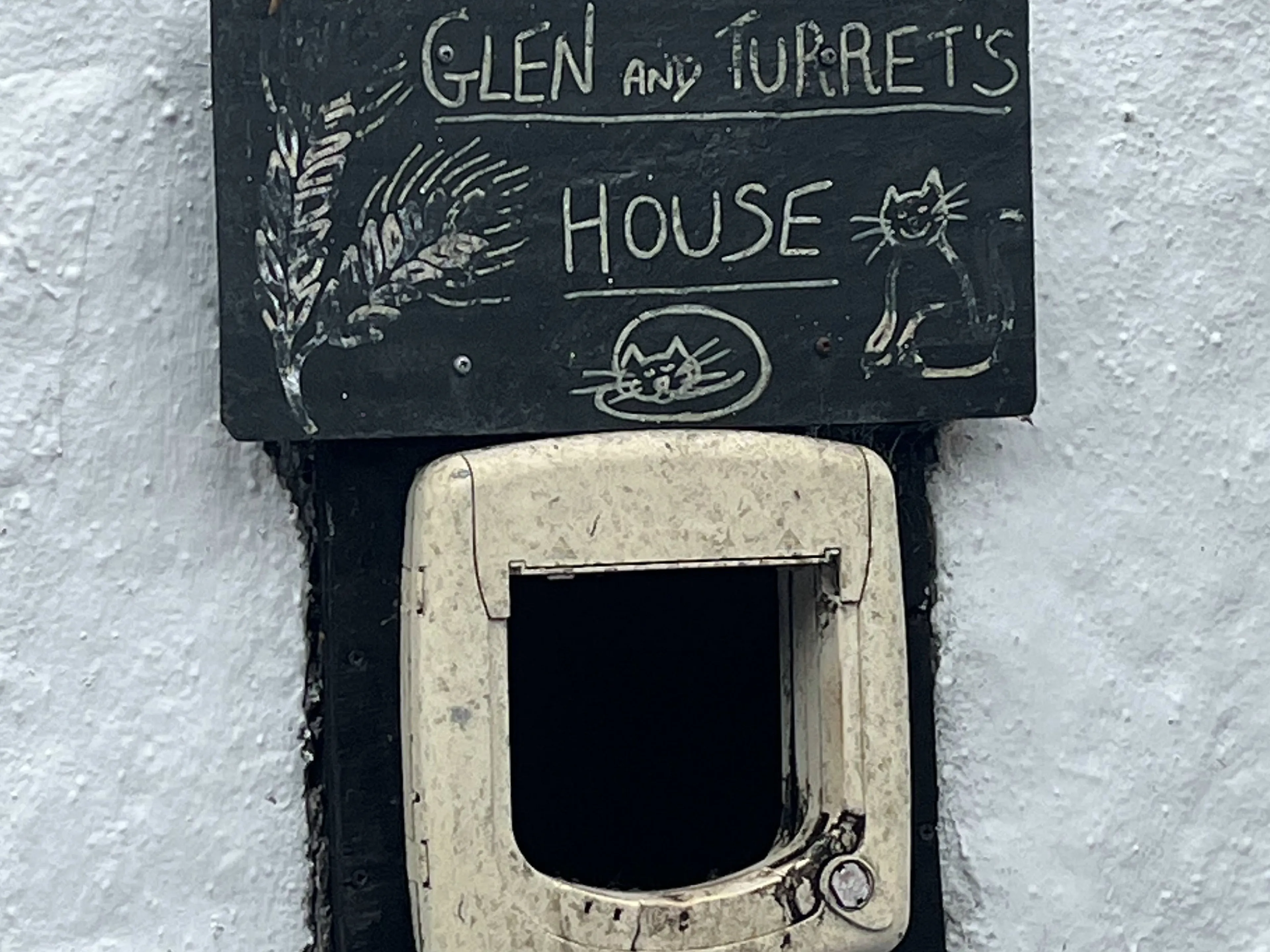 Het huis van Glen en Turret.