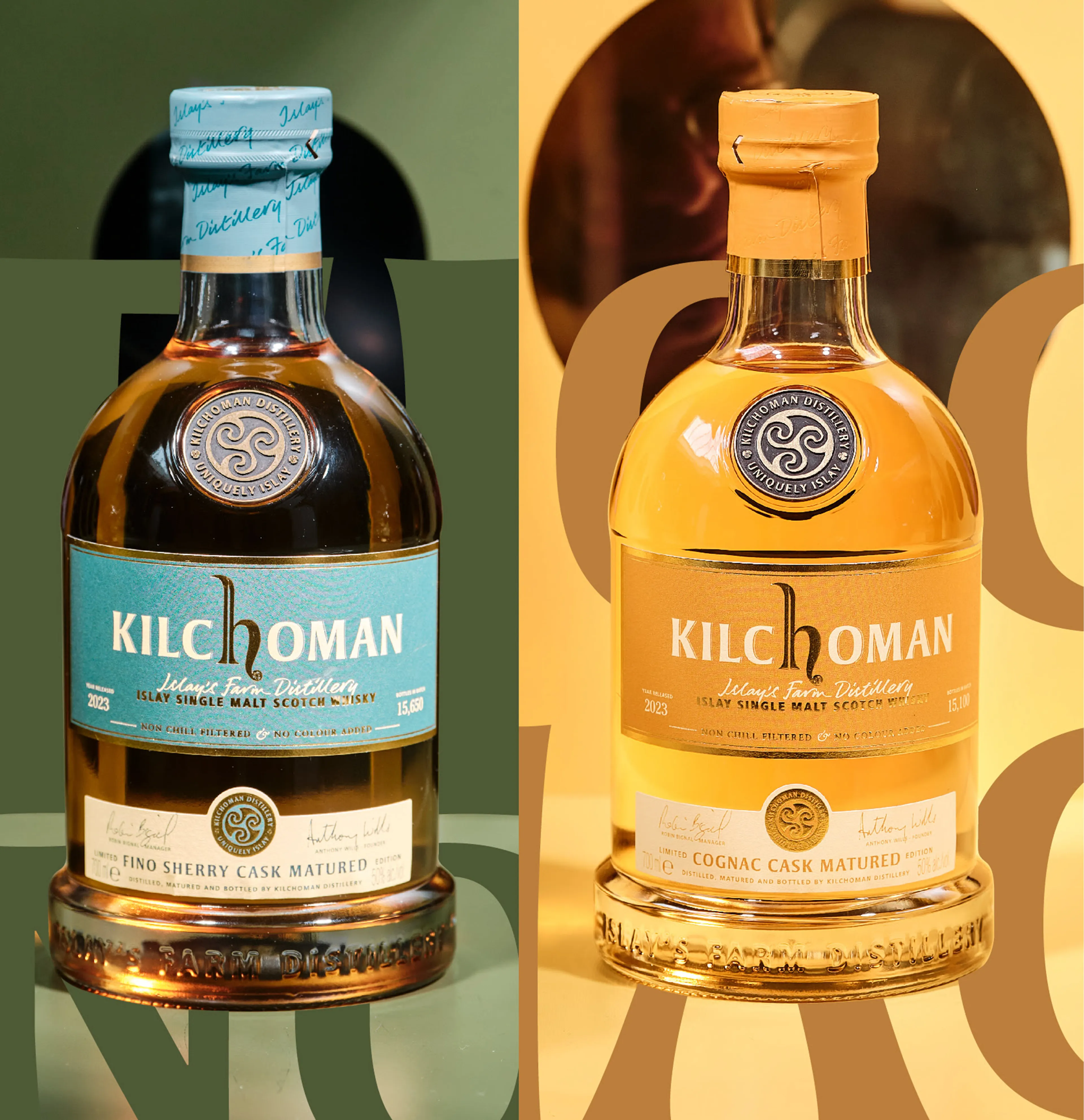 De nieuwe Kilchoman whisky's in volle glorie