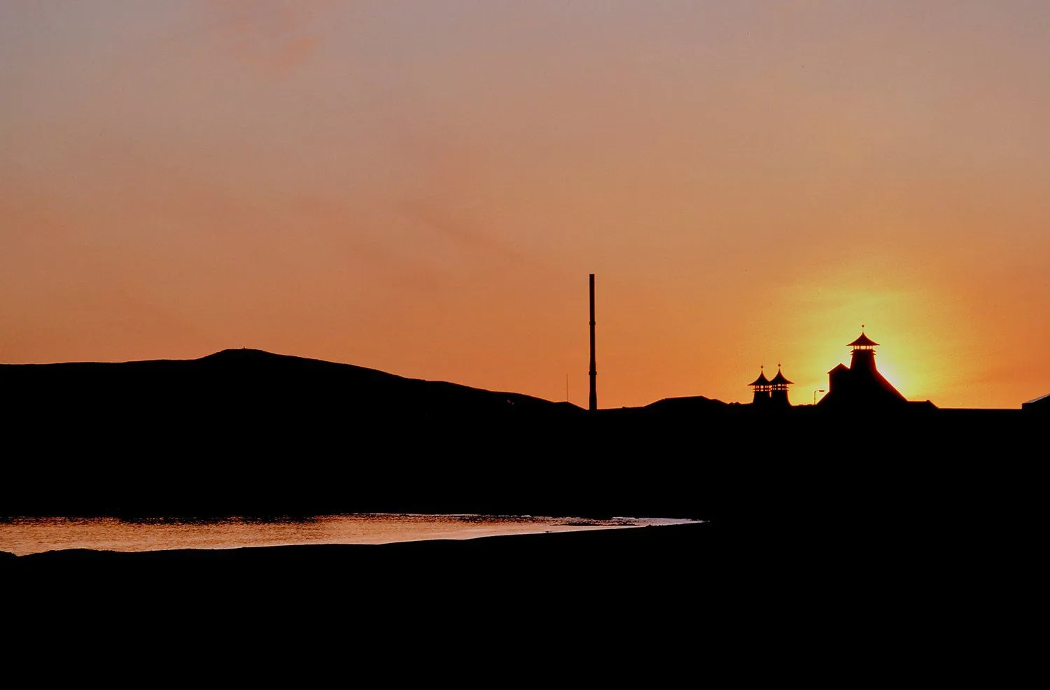 Port Ellen Distillery Islay sunrise