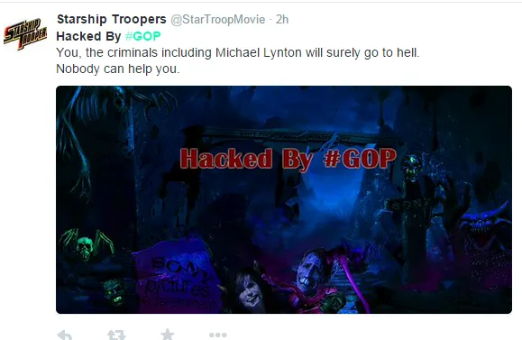hacked by gop sony pictures starship troopers0