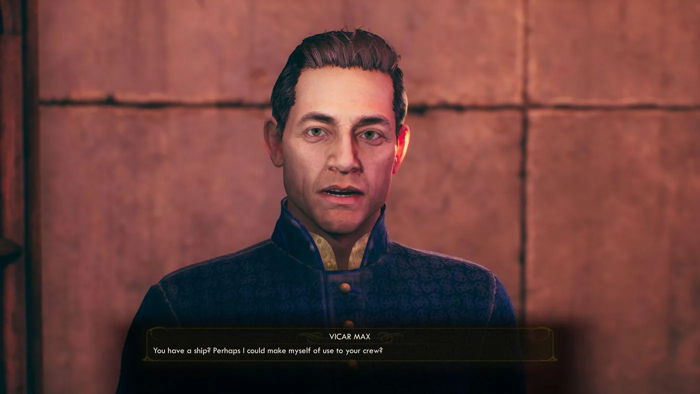 the outer worlds vicar max