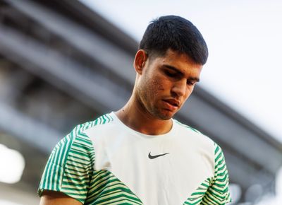  WATCH: Alcaraz Forfeits Game To Djokovic After Massive Cramps At Roland Garros