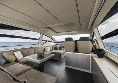 Pershing yacht Russell interior