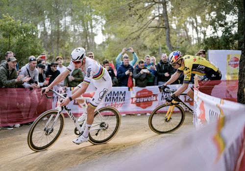 Mathieu van der Poel en Wout van Aert