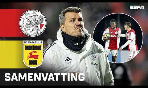 ESPN | 🌟 JONGSTE DOELPUNTENMAKER Jong Ajax OOIT bij DEBUUT García 🇪🇸