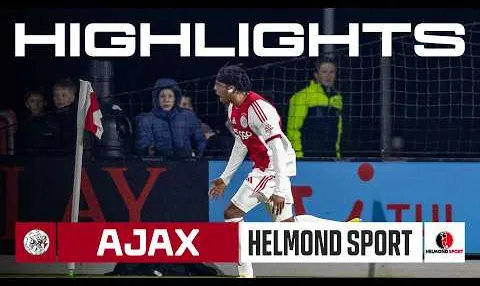 Ajax TV |  Paulo Da Silva scores on his debut ✨| Highlights Jong Ajax - Helmond Sport | Keuken Kampioen Divisie