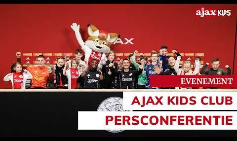 Ajax Life | Supervragen tijdens wederom heerlijke Ajax Kids Club Persconferentie!