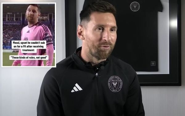 Lionel Messi niet blij met nieuwe spelregel in de MLS (en hij laat dat duidelijk blijken)