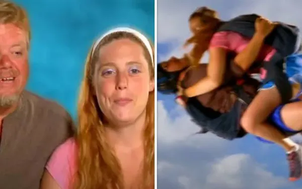 Koppel gaat van bil tijdens het skydiven en belandt... op de spoedafdeling: "Ik dacht dat hij dood was!"
