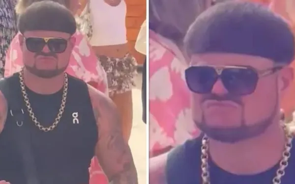 'Ibiza-eindbaas' onthult zijn identiteit, nadat hij keihard viraal gaat met z'n dansmoves en haarsnit