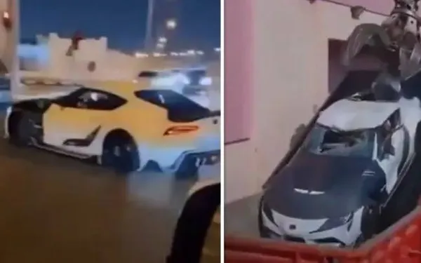 Verkeersboetes? Daar doen ze in Qatar niet aan mee, daar gaat je auto meteen in de versnipperaar!