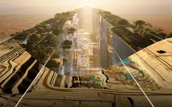 Gigantisch project van 2 biljoen lijkt te stranden: experts vrezen dat ‘The Line’ in Saudi-Arabië nooit voltooid wordt