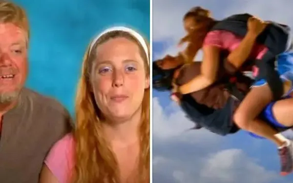 Beetje 'wippen' tijdens het skydiven eindigt dramatisch (en op spoed): "Ik dacht écht dat hij dood was!"