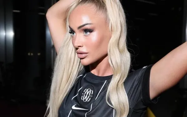 Voetbalster Alisha Lehmann toont zich in bikini en dat zorgt voor complete meltdown van haar Instagram